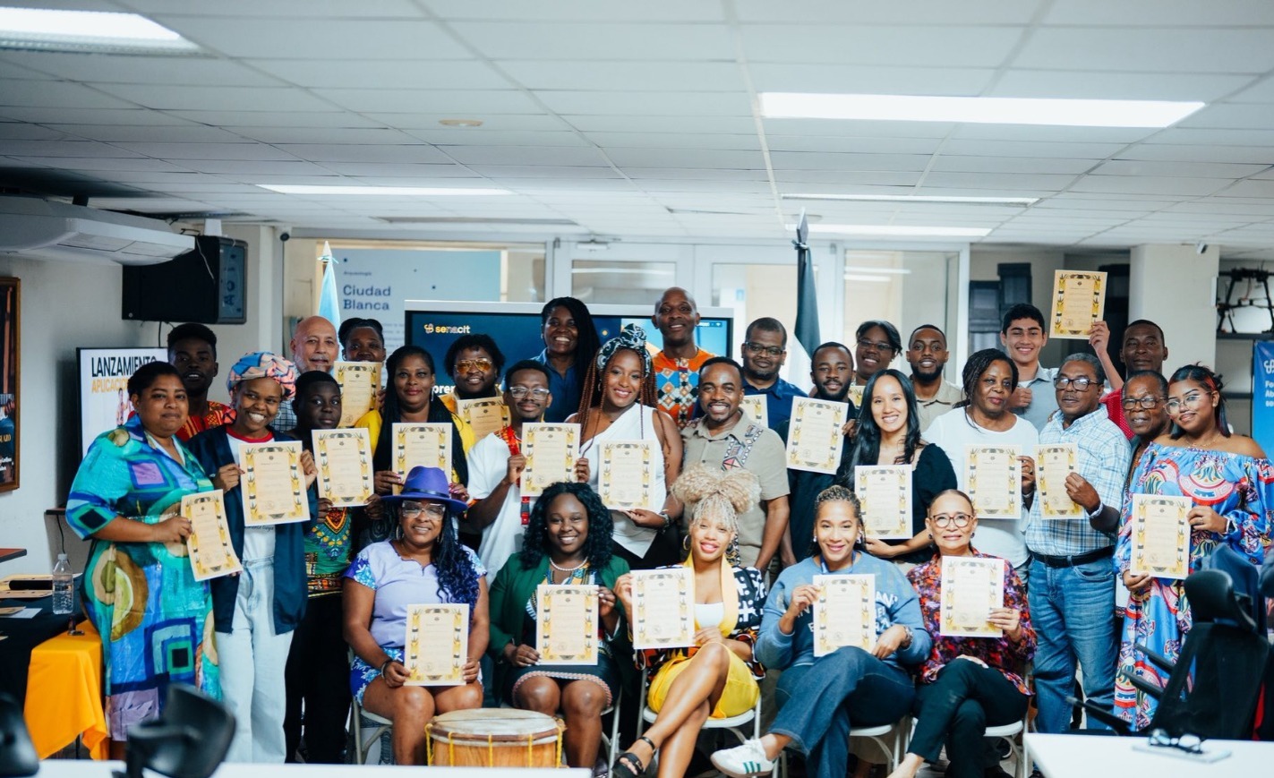 SENACIT gradúa primera promoción del Centro de Enseñanza del Lenguaje y Saberes Ancestrales Garífuna